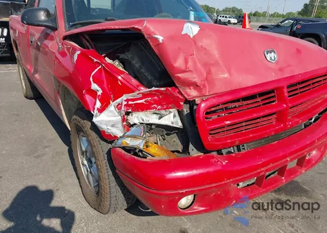 2000 Dodge Dakota Sport из США, поврежденный, VIN 1B7FL26P8YS606387